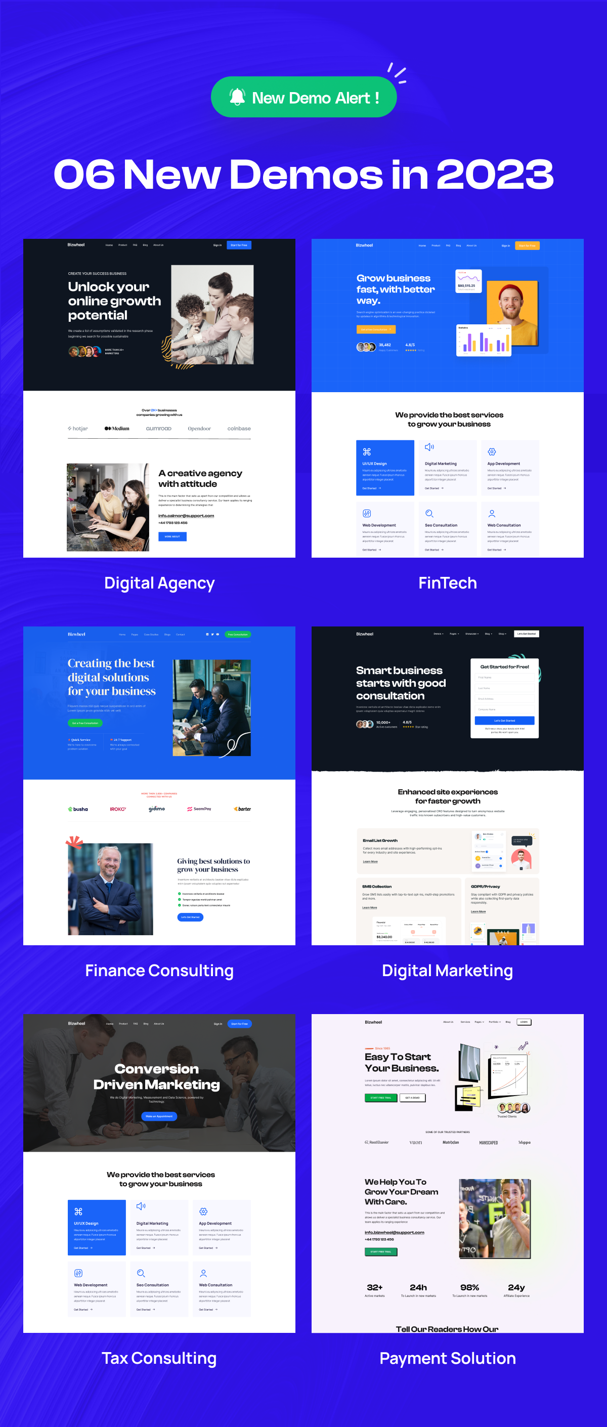 Bizwheel – Multipurpose Business & Digital Agency HTML5 Template