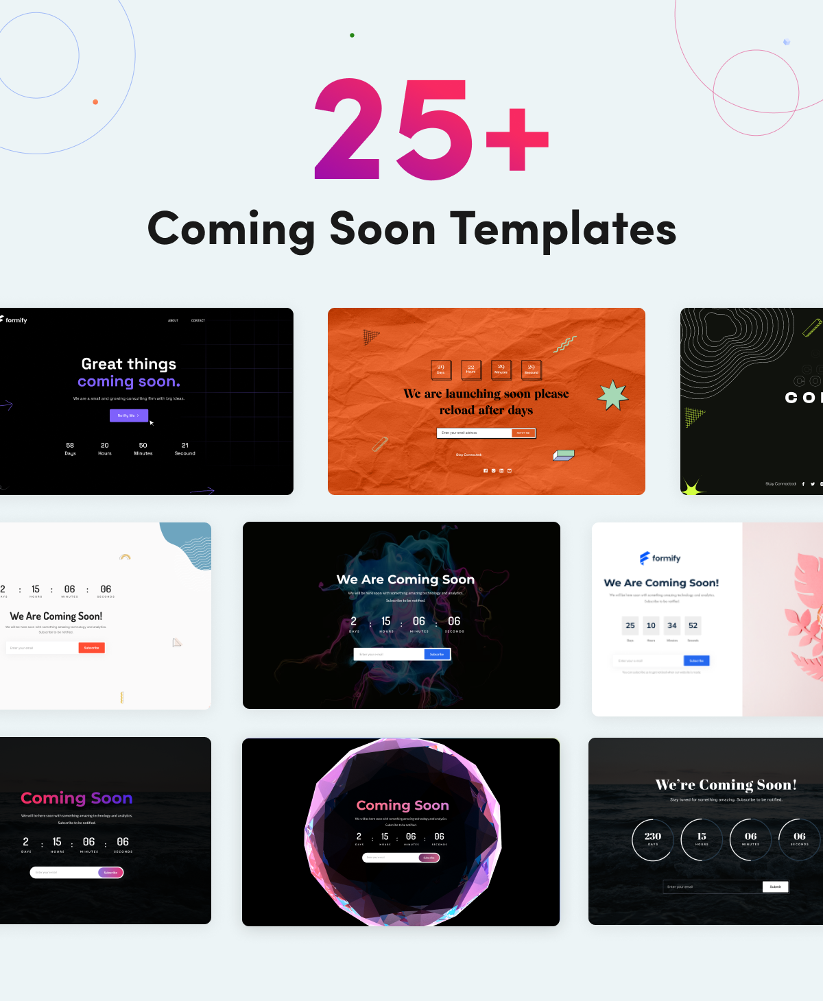 Formify - Coming Soon & Registration Form Template